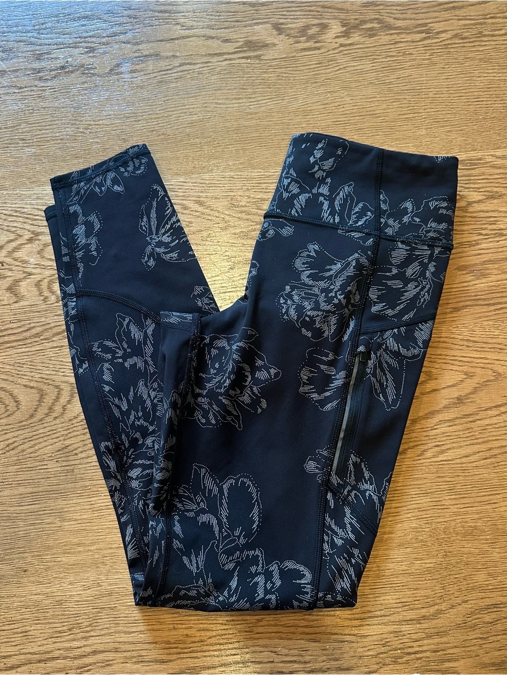 Athleta Rainier High rise Reflective Tight.